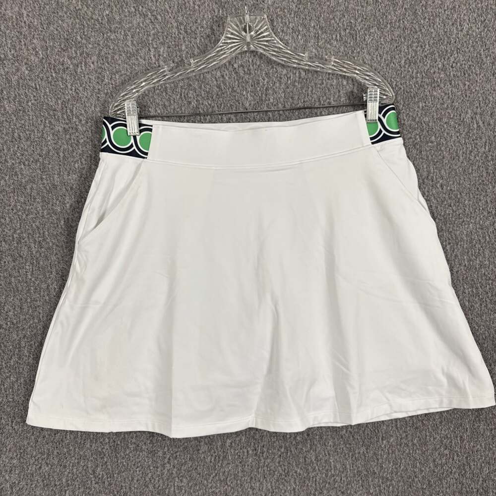T By Talbots Women's Size Large White Activewear Skort